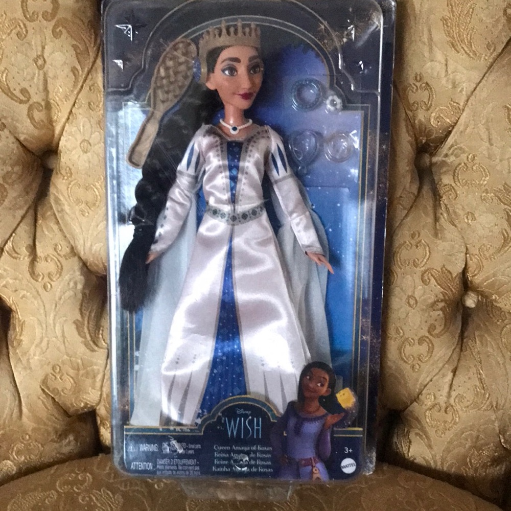 Disney Wish Princess Doll - Blue and White